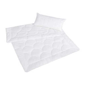 Schlafset für Erwachsene Cellulosefasern Bettdecke 135x200cm, Kopfkissen 40x80cm