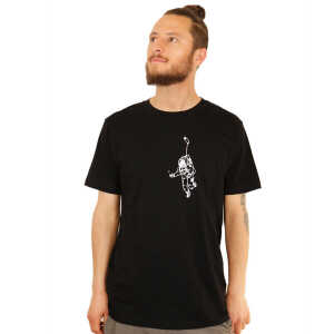 Spangeltangel Herrenshirt “Kosmonaut”, T-Shirt, Bio-Baumwolle, Astronaut, Stern,