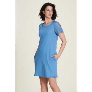 TRANQUILLO Kurzes Jersey-Kleid mit Spitzendetails (S24E41)