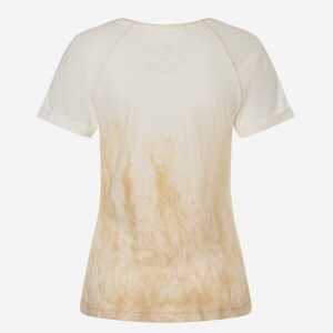 The Spirit of OM Damen Yoga T-Shirt Happy Soul Shirt natur sand gold
