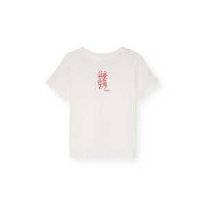 ThokkThokk Damen T-Shirt TT85 REINVENT EMBROIDERY aus Biobaumwolle mit Stickerei