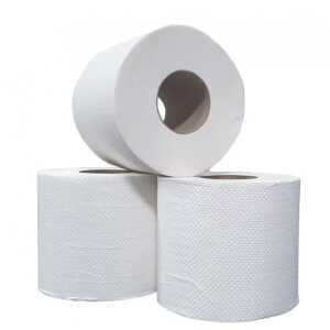Toilettenpapier 2 Lagen 200 Blätter 12×4 rol Recycelt T1 – 48 Stück