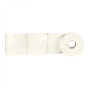 Toilettenpapier klein Jumbo 180m 2 Lagen weiß T2 – 12 Stück