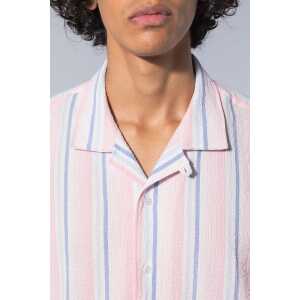 Unfeigned – Hemd Short Sleeve Shirt S1 aus Seersucker