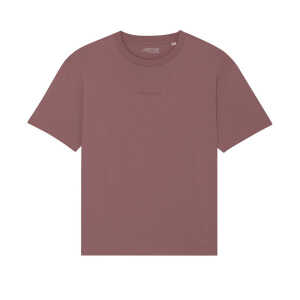 Unisex T-Shirt aus Bio-Baumwolle DRESSGOAT – rot/braun