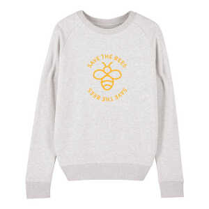 University of Soul Damen Sweatshirt aus Bio-Baumwolle “Save the Bees”