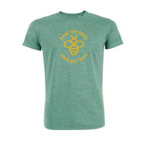 University of Soul Herren T-Shirt aus Bio-Baumwolle “Save the bees”