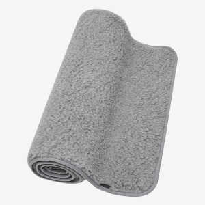 Yogamatte aus Wolle – Grau