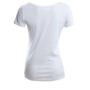 glore Basics Basic T-Shirt mit weitem U-Ausschnitt – Sissi – aus Bio-Baumwolle