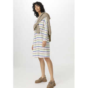 hessnatur Damen Heavy Slub Kleid Mini Oversize aus Bio-Baumwolle – braun – Größe 34
