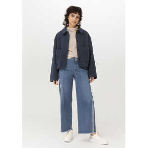 hessnatur Damen Jeans ALVA Mid Rise Wide Leg aus Bio-Denim – blau – Größe 31/30