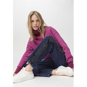 hessnatur Damen Jeans NELE Mid Rise Barrel Leg aus Bio-Denim – blau – Größe 26/30