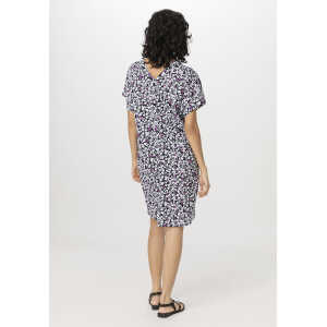 hessnatur Damen Jersey Kleid Mini Relaxed aus Bio-Baumwolle – lila – Größe M