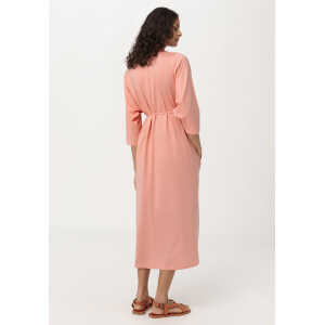 hessnatur Damen Jersey-Kleid aus Bio-Baumwolle – beige – Größe 38