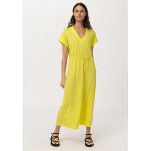 hessnatur Damen Jersey-Kleid aus Bio-Baumwolle – gelb – Größe 36
