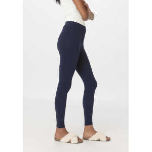hessnatur Damen Leggings Regular Cut PURE BALANCE aus Bio-Baumwolle und Tencel™ Modal – blau – Größe 34