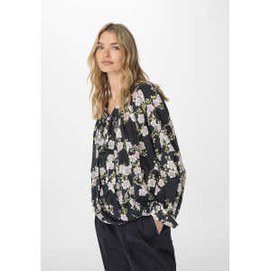 hessnatur Damen WUNDERKIND X HESSNATUR Bluse Relaxed aus Bio-Baumwolle – blau – Größe 40