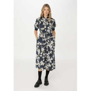 hessnatur Damen WUNDERKIND X HESSNATUR Kleid aus Bio-Baumwolle – blau – Größe 34