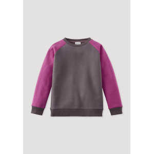 hessnatur Kinder Sweatshirt BetterRecycling aus Bio-Baumwolle – lila – Größe 98/104
