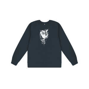 ilovemixtapes Eule Unisex Sweatshirt Pullover aus Biobaumwolle