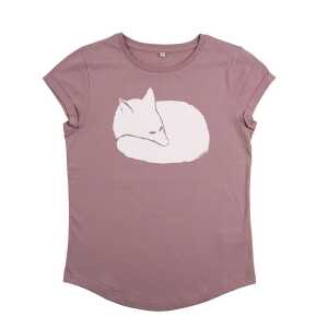 ilovemixtapes Frauen T-Shirt mit Fuchs aus Bio-Baumwolle Fair Wear