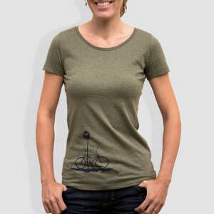 little kiwi Damen T-Shirt, “No Way”, Khaki