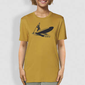 little kiwi Unisex T-Shirt, “Standhaft”, Ocker